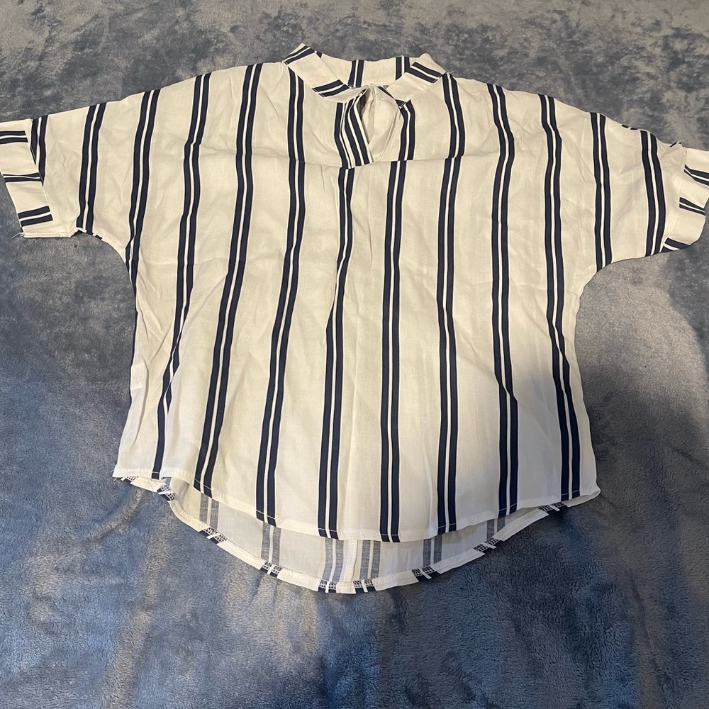 Casual Mini Collar Blouse